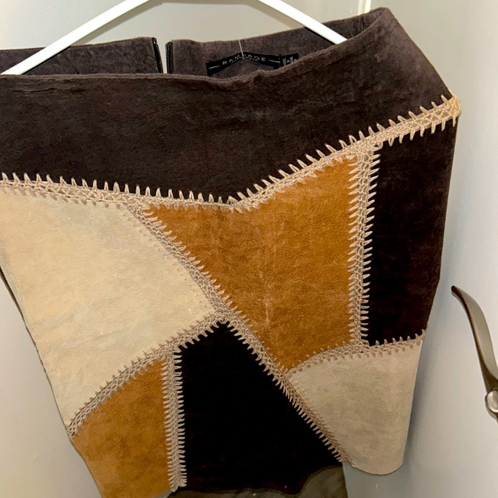 NWT**patchwork skirt
